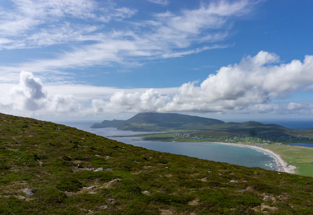 The view over Achill Island's beaches, County Mayo